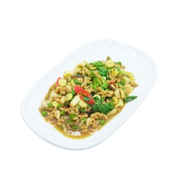 กะเพราเห็ดเจ