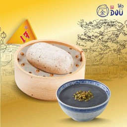 ซุปงาดำถั่วเขียว+หมั่นโถวงาดำ 1ลูก