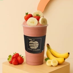 กล้วยและสตอเบอรี่ (ปั่น)