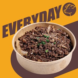 ข้าวหน้าเนื้อสับผัดซอสยากินิกุ