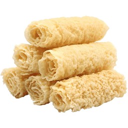 ฟองเต้าหู้ม้วน1ชิ้น 响铃卷1个 Fried tofu skin rolls1pcs