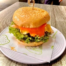 เบอร์เกอร์ไก่ย่าง