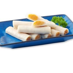 ปลาม้วนไส้ไข่เค็ม2ชิ้น 咸蛋鱼卷2个 Salted egg yolk rolls2pcs