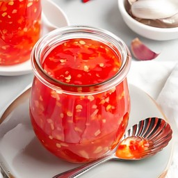 น้ำจิ้มสุกี้ 甜辣酱 Sweet chili sauce 