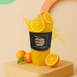 น้ำส้มคั้นสดแบบไม่ปรุงรส (เย็น)