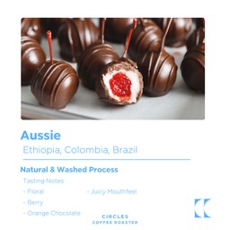 เมล็ดกาแฟคั่วกลาง 200กรัม