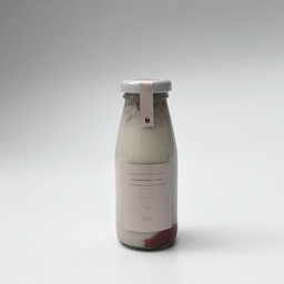 strawberry latte ไม่มีน้ำตาล fat 0% 63KCAL