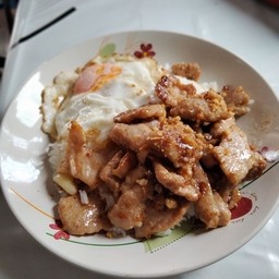 ข้าวหมูทอด+ไข่ดาว