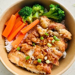 ข้าวไก่เทอริยากิคุณแม่ดาวเรือง