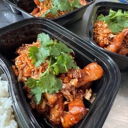 ข้าวหน้าหมูเค็มหวาน
