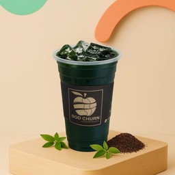 ชาเขียว ไม่ใส่นม เย็น (ชีลฝากันหก)