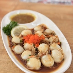 📌หอยเชลล์ผัดเนยกระเทียมสไตล์ญี่ปุ่น