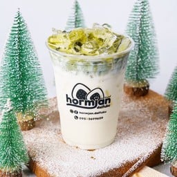 มัทฉะลาเต้ (ไม่ใส่แยม)