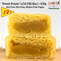 ซาลาเปา“มันหวานสด“ | ไม่มีถั่วเหลือง นัทฟรี กลูเตนฟรี วีแกน เจ | ~100ก