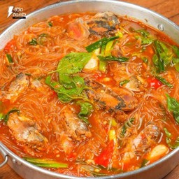 แกงวุ้นเส้นปลากระป๋อง