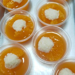 วุ้นส้มข้าวหมากแมนดาริน สดชื่น2พลัง จากธรรมชาติ วิตามินC จากส้มแมนดาริน ผสานจุลิ