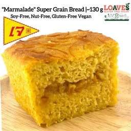 ขนมปัง "ส้ม"ซุปเปอร์เกรน | ไม่มีถั่วเหลือง นัทฟรี กลูเตนฟรี วีแกน เจ |~130ก