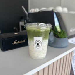 มัทฉะลาเต้ เย็น