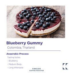 เมล็ดกาแฟบลูเบอรี่กัมมี่ 200กรัม