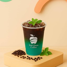 Iced Americano Mint I อเมริกาโน่+มิ้นท์เย็น (22oz)