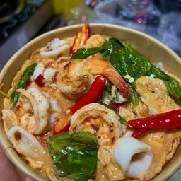 ข้าวห่อหมกทะเลไข่ข้น