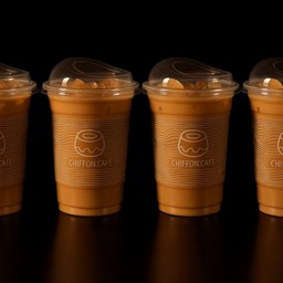 4 Iced latte for 320 Baht(Dark Roast)