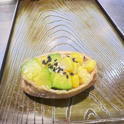 เต้าหู้ข้าวโพดอโวคาโด