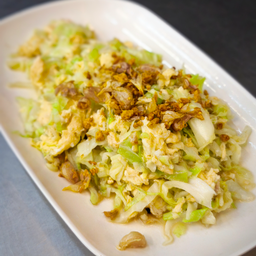 กะหล่ำปลีผัดไข่