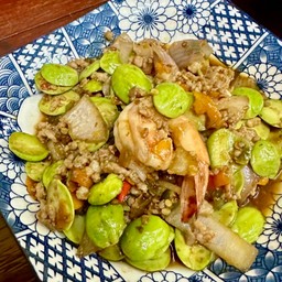 สะตอผัดกุ้งสด