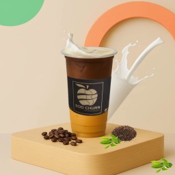 ชาไทยกาแฟนมสด เย็น (22oz)