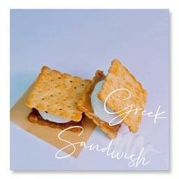 (1 ชิ้น) Peanut butter Greek Sandwish
