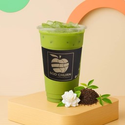 ชาเขียว_มะลิ นมสดเย็น (พรีเมี่ยม-พิเศษ)