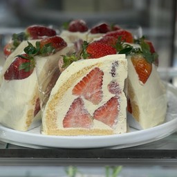 Strawberry Dome cake