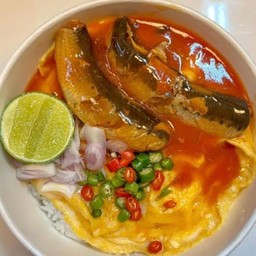 ข้าวไข่ข้น+ยำปลากระป๋อง