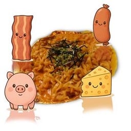 B.B. มาม่าเกาหลีห่อไจ่,ไข่เจียวบุปเฟ่ต์ หน้า มช