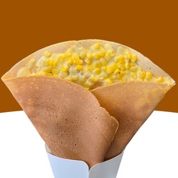 เครปข้าวโพดชีส