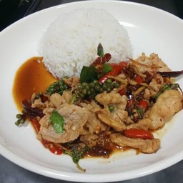 ผัดฉ่า หมู