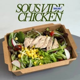 สลัดอกไก่ซูีด์ โปรตีน21g/159kcal