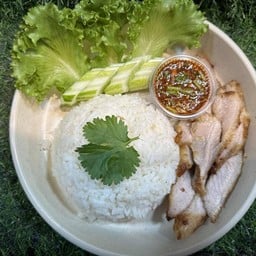 ข้าวคอหมูย่าง