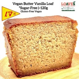 เค้กบัตเตอร์วนิลลา❎ชูก้าร์ฟรี | กลูเตนฟรี วีแกน |~130กรัม