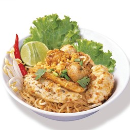 ก๋วยเตี๋ยวลูกชิ้นปลาต้มยำ