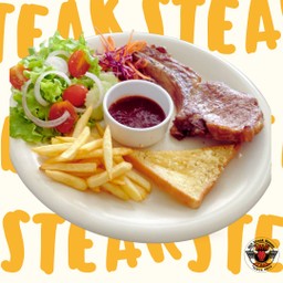 พอร์คช็อบ 200 กรัม(เลือกซอสได้)