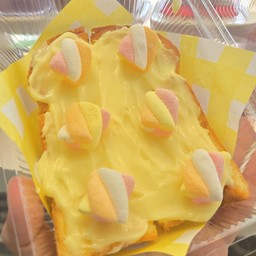 ขนมปังปิ้ง วนิลามาชเมลโล่