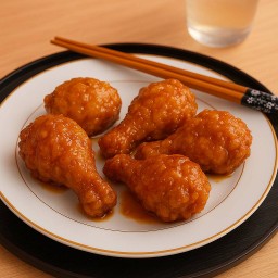 น่องซอสไก่กระเทียม