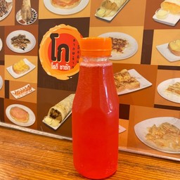 สตรอเบอร์รี่ + โซดา (แบบขวด)