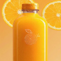 น้ำส้มคั้นสด 100%