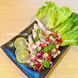 พล่าเนื้อปลากระพง