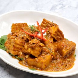 พะแนงเต้าหู้-ถั่วคั่วสูตรโบราณ(เจ)