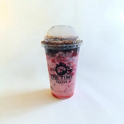 โกโก้ลาวาลาเต้สตอเบอร์รี่เย็น