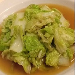 ผัดผักประกาศขาว(เจ)